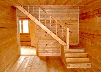 Осуществим строительство деревянных лестниц под ключ в Лотошино
