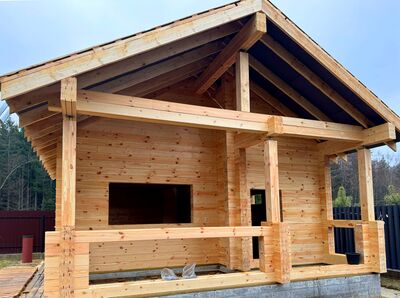 Сруб профилированный брус Шаховская