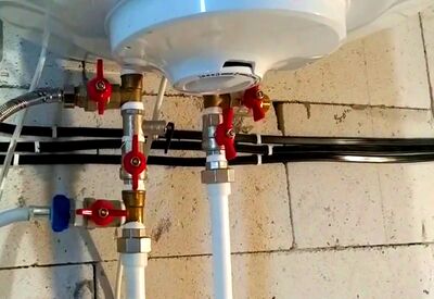 установка бойлера водонагревателя Шаховская