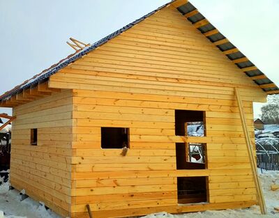 Бани из строганого бруса Шаховской район цена под ключ