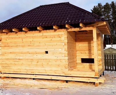 Баня из бруса цена под ключ Шаховской район