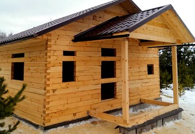 Бани из строганого бруса Шаховская цена