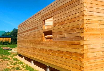 Сруб профилированный брус Шаховская цена под ключ