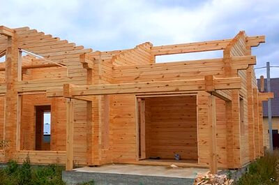 Дом профилированный брус Шаховской район цена под ключ