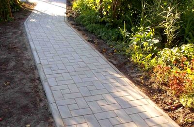 площадка и площадка из брусчатки Шаховская цена под ключ