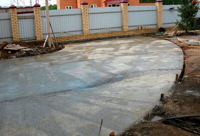 Строительство площадки для машины Шаховская Строительство площадки для машины Шаховская