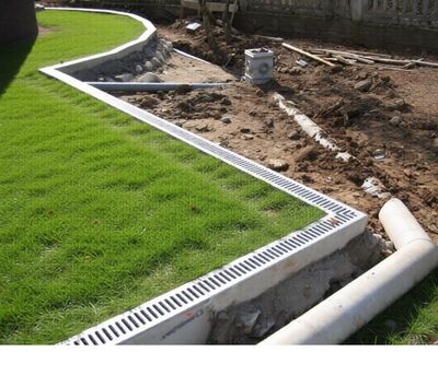 Водоотведение грунтовых вод с земельного участка Шаховской район