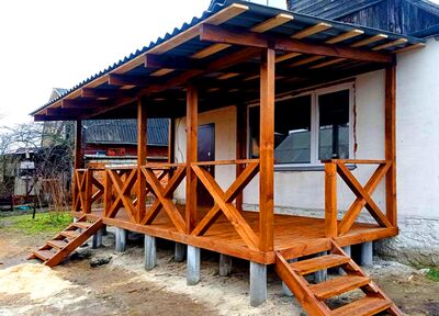 Строительство и отделка террасы или веранды Шаховской район под ключ