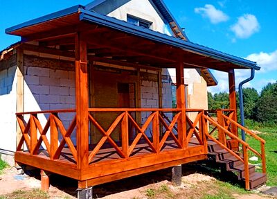 Строительство и отделка террасы или веранды Шаховская цена
