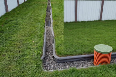 Водоотведение талых и грунтовых вод с земельного участка Шаховская