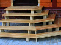 Деревянное крыльцо