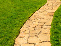Садовая дорожка из песчаника