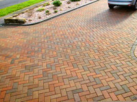 Площадка из брусчатки