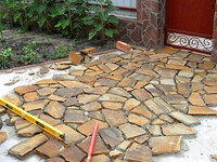 Площадка из камня