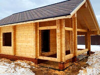 Баня из профилированного бруса