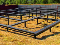 Фундамент на винтовых сваях