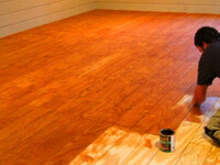 Покраска полов дома