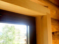 Обсадная коробка в срубе