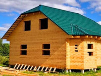 Брусовой дачный дом