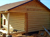 Баня из бревна