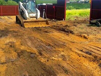 Выравнивание участка техникой