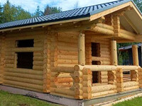 Бревенчатая баня