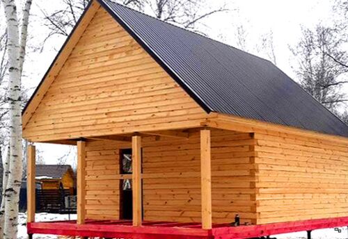 Баня брусовая