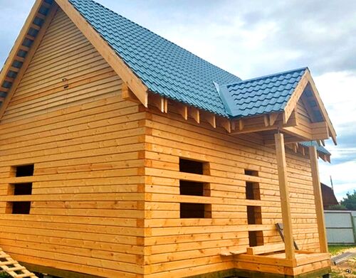 Дом из струганного бруса