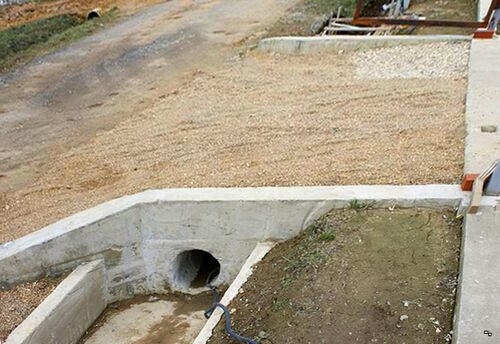 Заезд на высокий участок