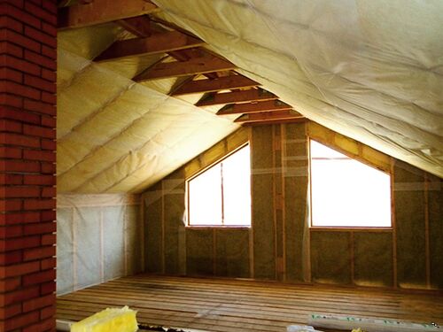 Утепление кровли