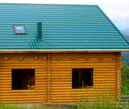 Бревенчатый дом