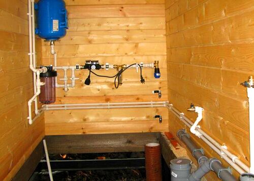 Водоснабжение бани