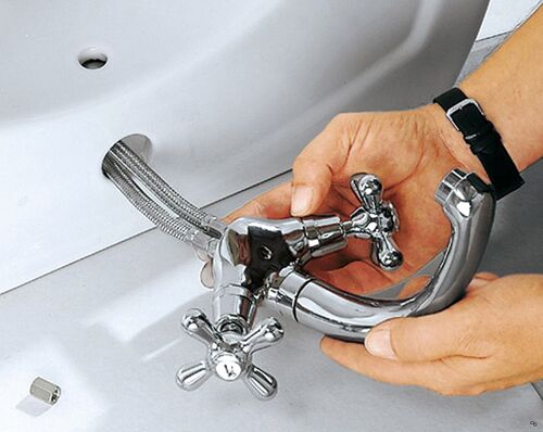 Замена смесителя в ванной