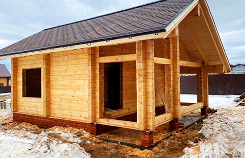 Баня из профилированного бруса