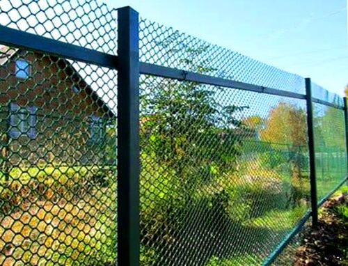 Забор из рабицы