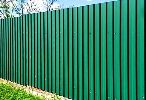 Забор из профлиста