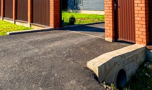 Заезд на участок