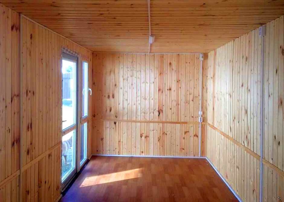 Отделка вагонкой прихожей