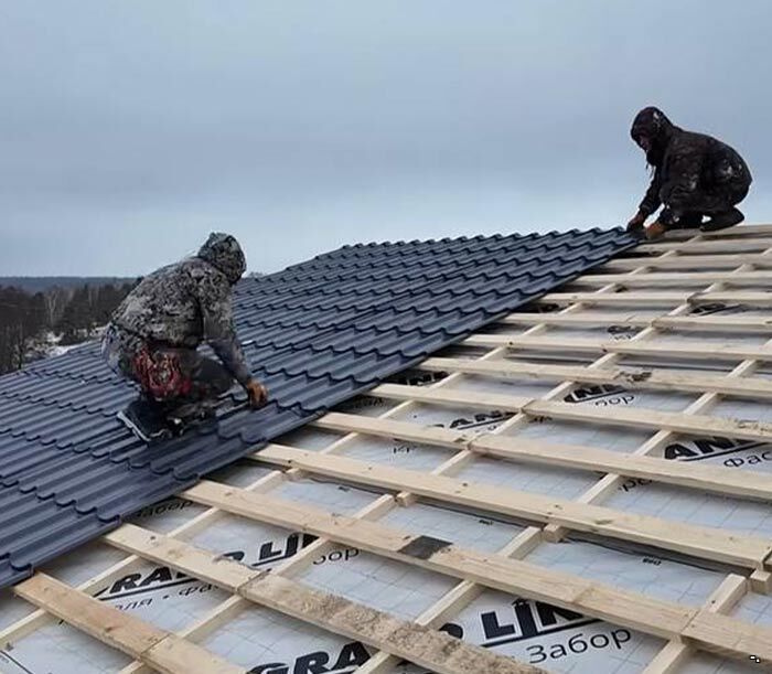 Кровельные работы обрешетка