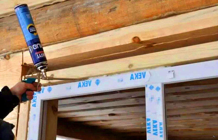 Монтаж окна