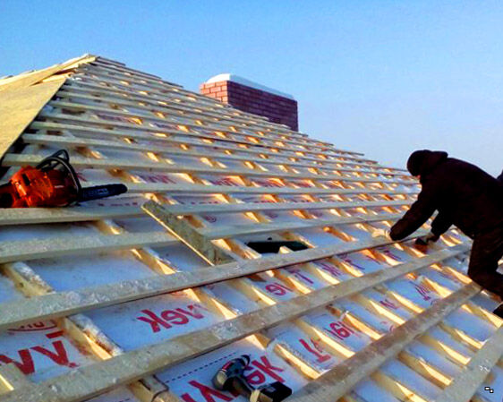 Кровельные работы обрешетка крыши