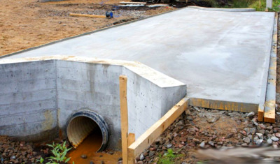 строительство въездов на участки через канаву Лотошино цена под ключ