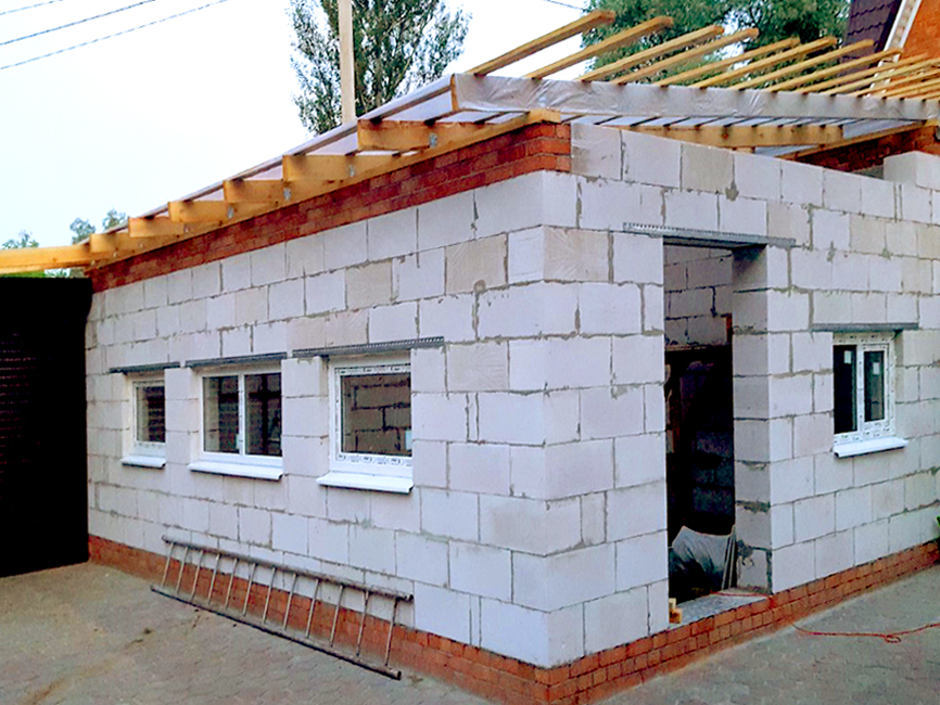 Строительство гаража, пристройки или хозблока