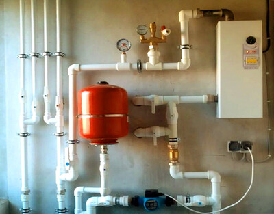 Котёл отопления монтаж в доме Лотошино цена под ключ