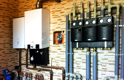 Котёл отопления монтаж в доме Лотошино