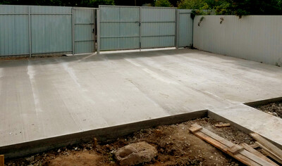 Парковка для машины площадка на участке Лотошино