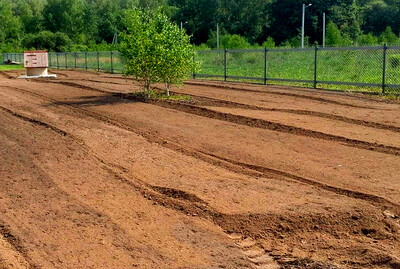 Ландшафтные работы на загородном участке Лотошино