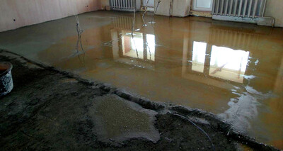 Бетонная стяжка пола Волоколамский район цена под ключ