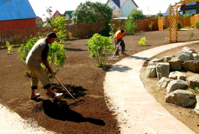 Ландшафтные работы Волоколамский район цена под ключ